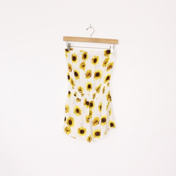 *Forever 21 Sunflower Romper - Picture 2 of 5